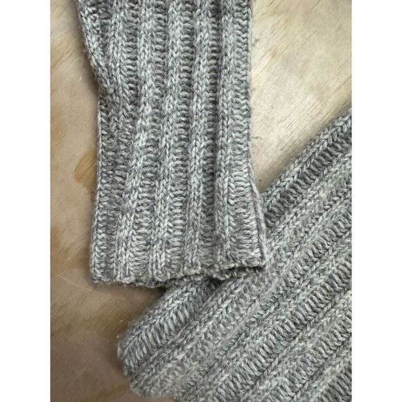 Brown Allan 1883 Womens Cream Turtleneck Merino Wool Sweater Beige Chunky Medium - Picture 3 of 9